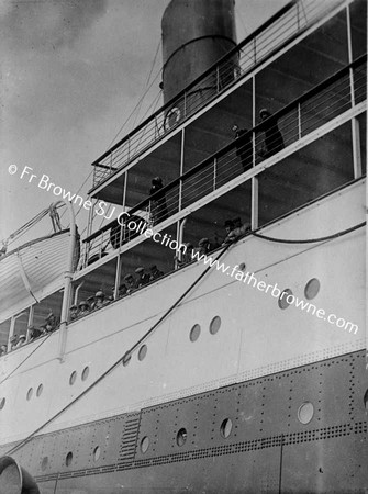THE CUNARD LINE FRANCONIA SEEN FROM TENDER